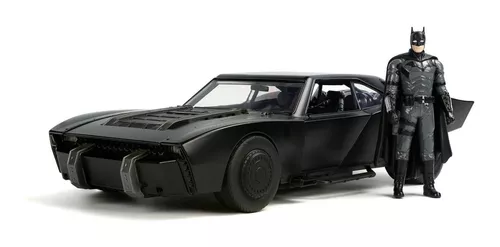 Jada - Batmobile & Batman 1:18 Scale Vehicle & 3 Figure