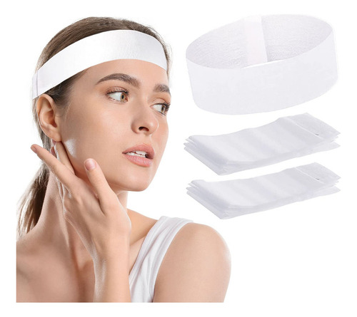100 Cinta Facial Desechable Para Mujer Cinta P Cabeza Spa