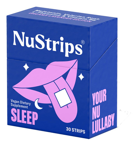 Nustrips Sleep In A Strip | Tiras De Sueno Oral Con 5 Mg De
