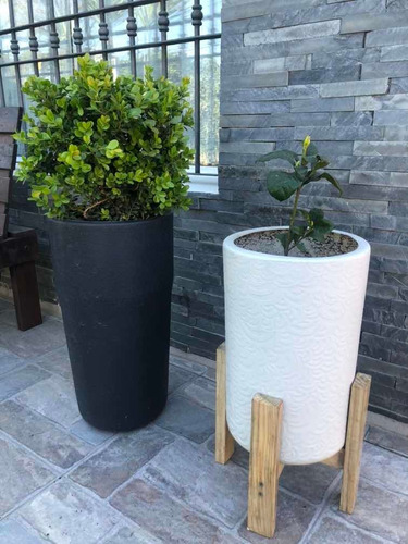 Maceta Grande , Macetón De Plástico 55 Cm Altura