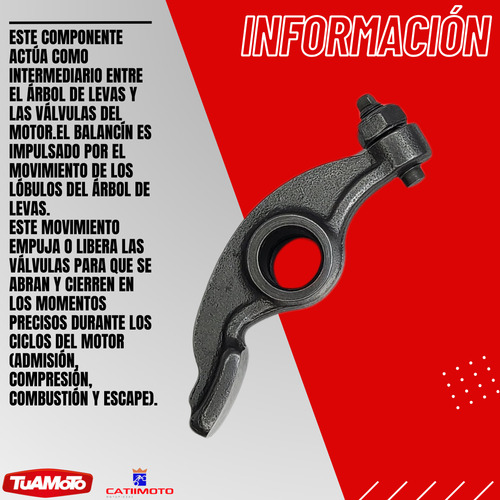 Balancín De Válvula Con Regulador Para Gilera Smash/ Ml Bit