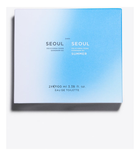 Perfume Zara Seoul Seoul Summer 2 X 100ml Duo Pack