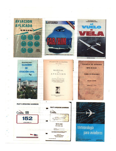 Libros Aviacion De Civil Aeronautica Y Manualaes Cessna