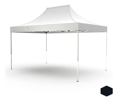 Carpa 3h Plegable 3x4,5 Hierro + Techo + Estacas Gazebo