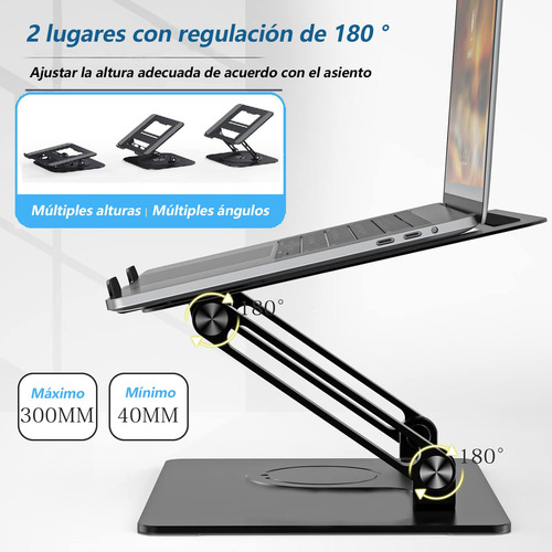 Suporte Para Laptop, Base Para Laptop, Rotação De 360°,