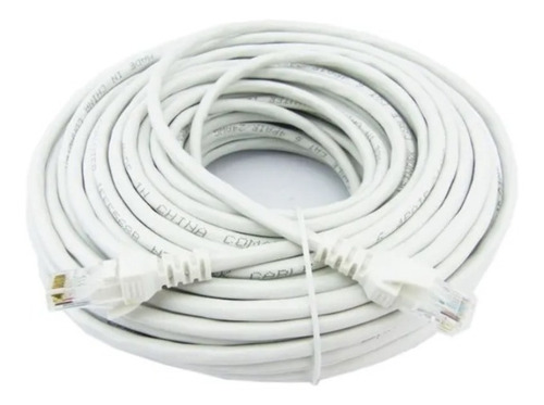 Cable De Red Ethertnet 40 Metros Rj45 Categoria 6