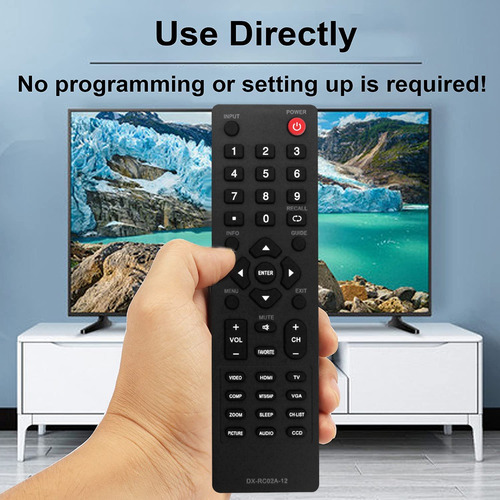 Reemplace El Control Remoto Dx-rc02a-12 Para Dynex Dx-32e250