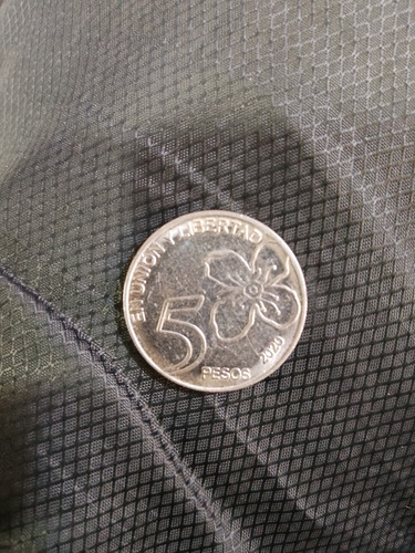Moneda De 5 Pesos Del 2020 (Usado)