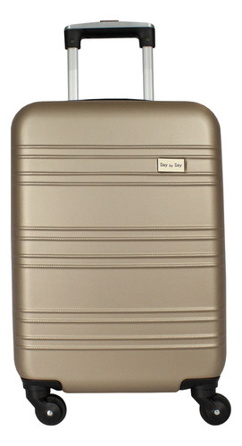 Bolsa de viaje pequeña rígida Day By Day Giro 360° de Cannes, color beige