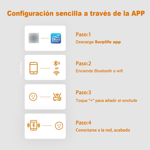 Enchufes Inteligente Wifi Smart Plug Alexa Google Home 2 Uds Blanco