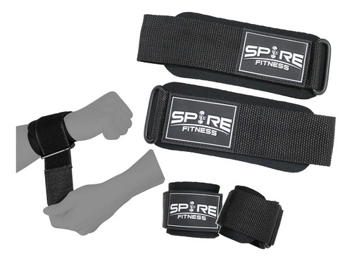 Spire Muñ Para El Levantamiento De Pesas, Correas De Neotek