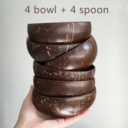 Juego De Cuencos De Ramen De Madera For Ensalada De Coco Na.