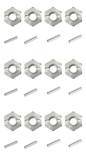 Adaptador De Cubo Hexagonal De 12 Mm De Metal Crystally Para