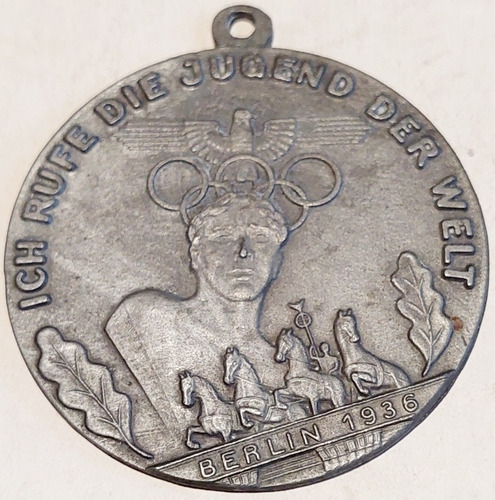 Medalla Juegos Olimpicos Olimpiada Berlín 1936 Germany 