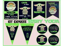 Comprar Kit Imprimible Express Personalizado- Baby Yoda