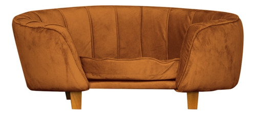 Poltrona Cama Caminha Pet Laddi Veludo Cobre Dvinn