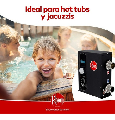 Imagen 4 de 10 de Calentador De Hot Tubs, Jacuzzis Y Spa Rheem Et3 5,5 Kw Usa
