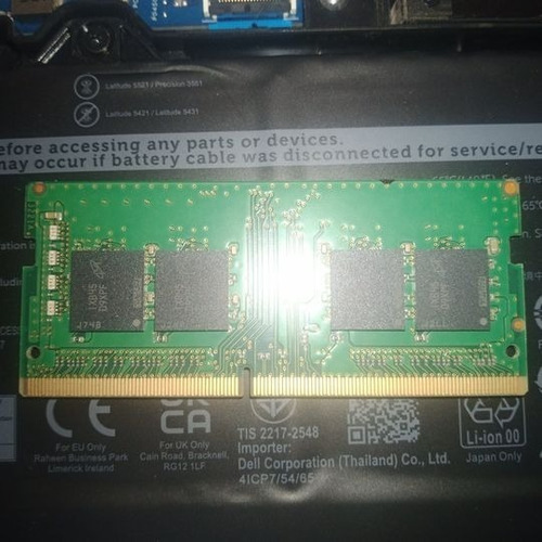 Memoria Ram Ddr4 16gb A 3200 Mhz Micron (Usado)