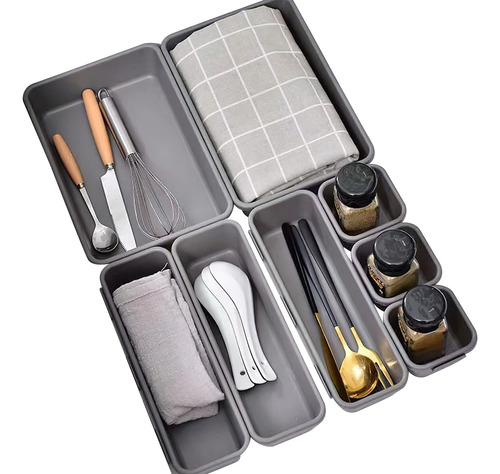 Organizador Cubiertos Cocina Bandeja Almacenamiento 8pcs