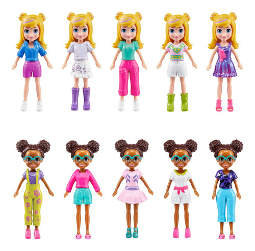 Polly Pocket Accesorios Súper Paquete De Modas Bahía Mágica
