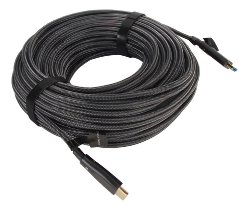 Cable De Fibra Óptica 8k Hd, Interfaz Multimedia 2.1, 50, 12