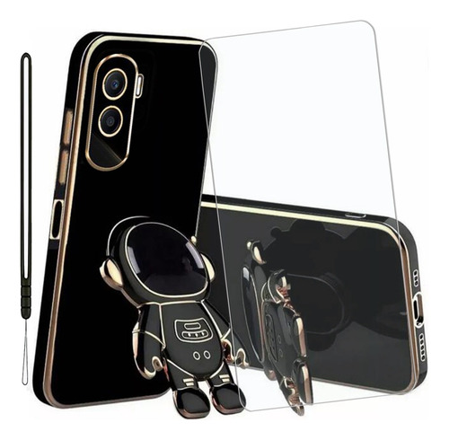 Funda Para Honor 90 Lite Astronauta Soporte + Correas + Mica