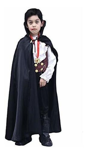 Boys Girls Vampire Costume Kids Halloween Drácula Con ...