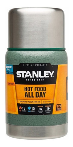 Termo Stanley Adventure 0.709 L Viandera Acero Inox. Escolar