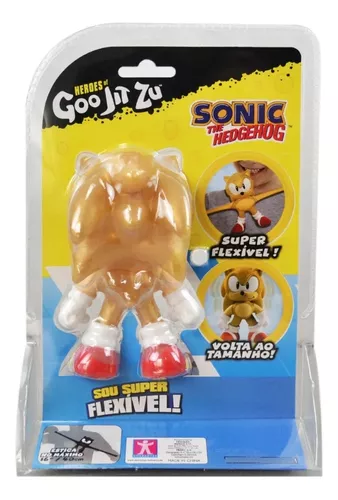 Figura Elástica - Sonic - Goo Jit Zu - Super Elástico - Azul - Sunny