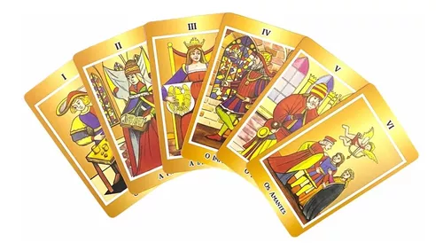 Baralho O Tarot Dourado Oráculo Deck 24 Cartas na Americanas Empresas