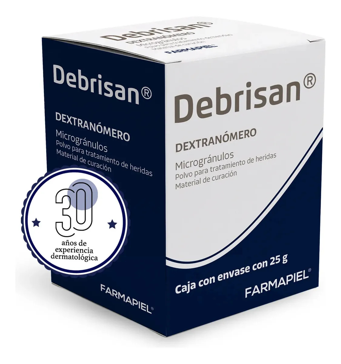 Debrisan Cicatrizante En Polvo 25g Acelera Recuperación Con Dextrómero Cuidado de Heridas