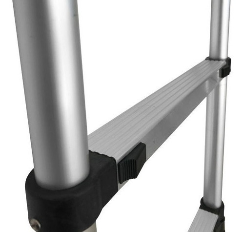 Imagen 3 de 11 de Escalera Aluminio Telescópica Extensible 6 Escalones 2 Mts.