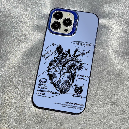 Capa Case Capinha Anti Impacto Premium P/ Iphone 13,14,15,16 Azul 16 Pro Max
