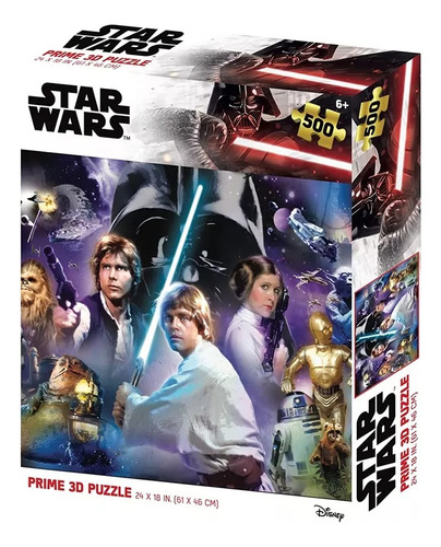 Puzzle Star Wars 3d 500 Piezas