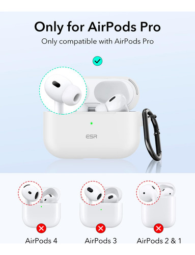 Capa Esr Para AirPods Pro De 2ª Geração Com Magsafe White
