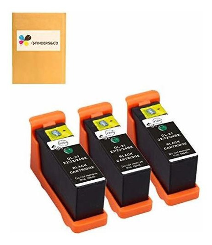 Cartuchos De Tinta Negra Compatibles Dell Series 21 De ...