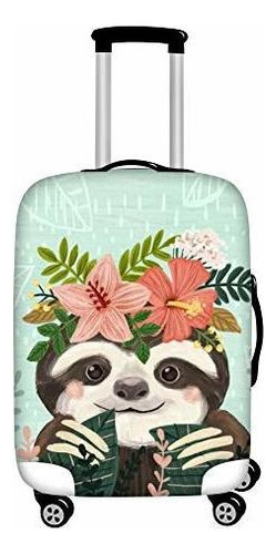 Maleta - Hugs Idea Moda Animal Perezoso Flor Viaje Equipaje