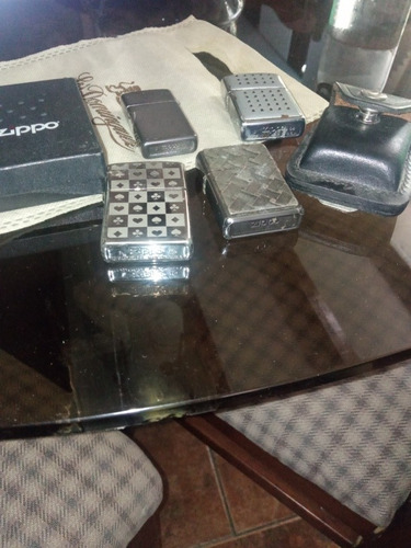 4 Zippo Comprados En Los Dominguez 