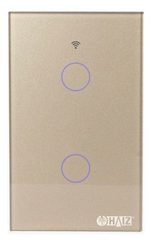 Interruptor Inteligente Touch 2 Botões Com Alexa Haiz Hz-ws2