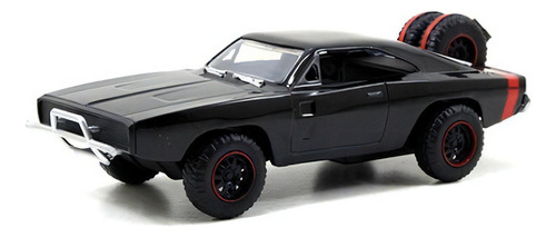 Fast Furiousus - Dom's 1970 Dodge Charger R/t Off Road Cor Preto