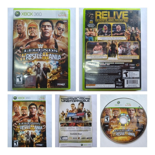 Wwe Legends Of Wrestlemania Xbox 360 (Reacondicionado)