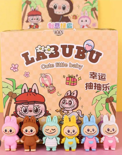 Caja 32 Sobres Sorpresa Gomas Kawaii Labubus Monster Mayoreo
