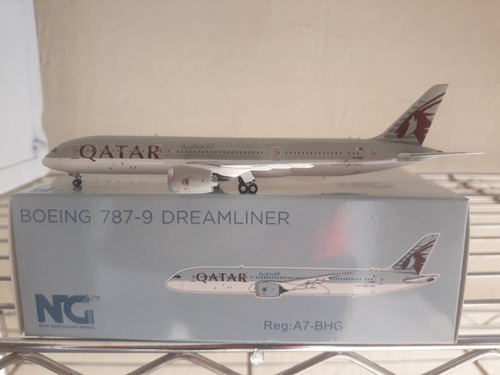 Avion Boeing 787-9 De Qatar Airways A7-bhg En Escala 1:400