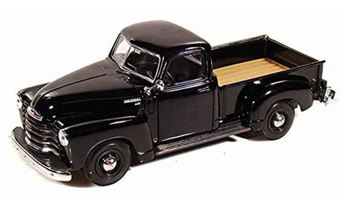 1950 chevrolet 3100 pickup Negro 1: 25 diecast Car
