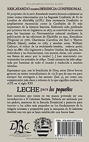 Leche Para Los Pequeños Un Catecismo Bautista Para, De Hodson, Ryan. Editorial Legado Bautista Confesional En Español