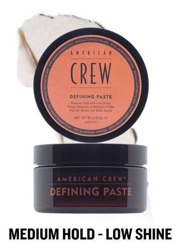 Imagen 3 de 6 de Shampoo Hidratante + Cera Defining Paste American Crew Men