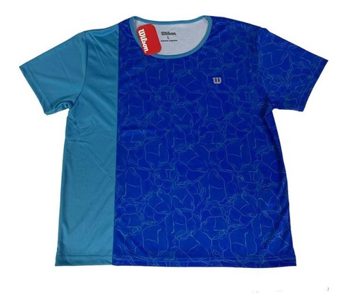 Remera Tenis Wilson Mujer Original Estampada Padel Running 