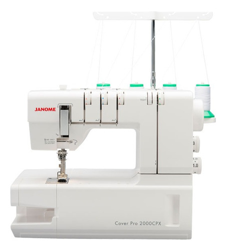 Janome Coverpro 2000 Cpx. Y Te Llevas 1 Tijera Y 5 Hilos !!!