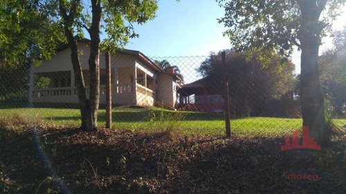 Chácara Com 2 Dormitórios À Venda, 1400 M² Por R$ 370.000,00 - Bosque Dos Ipês - Americana/sp - Ch0127