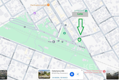 Terreno Lote Para Desarrollo Ur1 En Pilar Centro Zona Plaza Y Estación